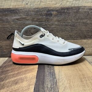 Nike Athletic Shoes in Cream, Black, and Coral